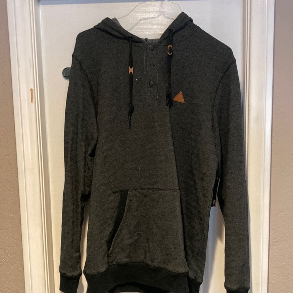 Brand new black hoodie Henley
